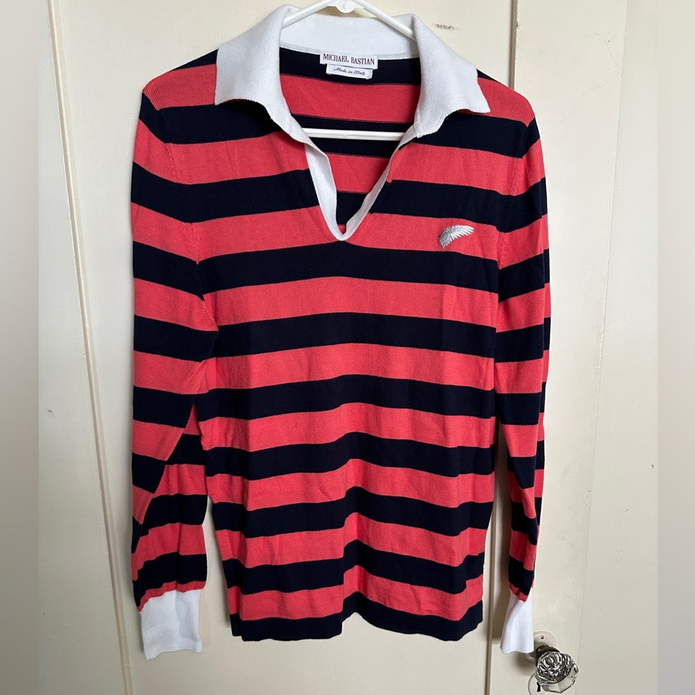 Michael Bastian long-sleeved cotton sweater
